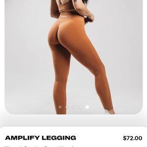 Alphalete amplify leggings new size small